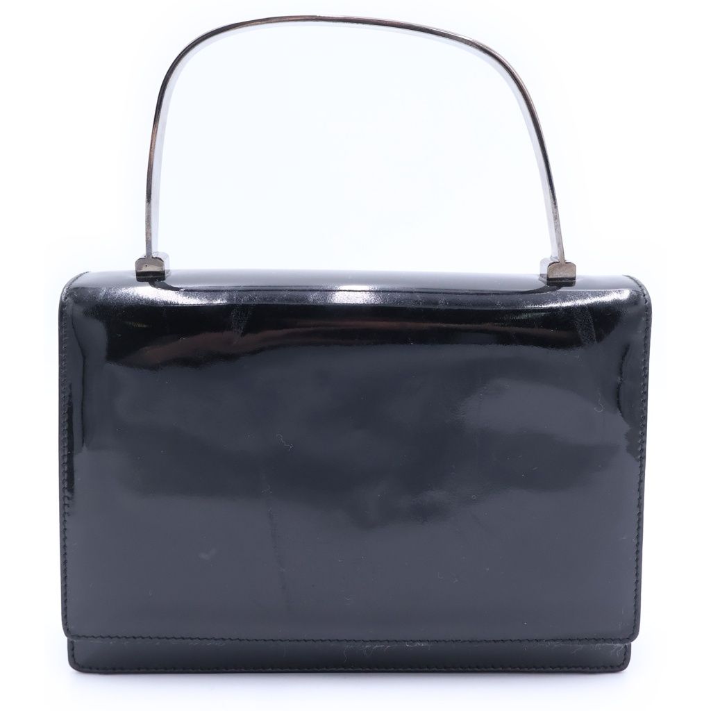 FERRAGAMO (フェラガモ) ■ミニハンドバッグ ブラック レザー 袋 7,425円