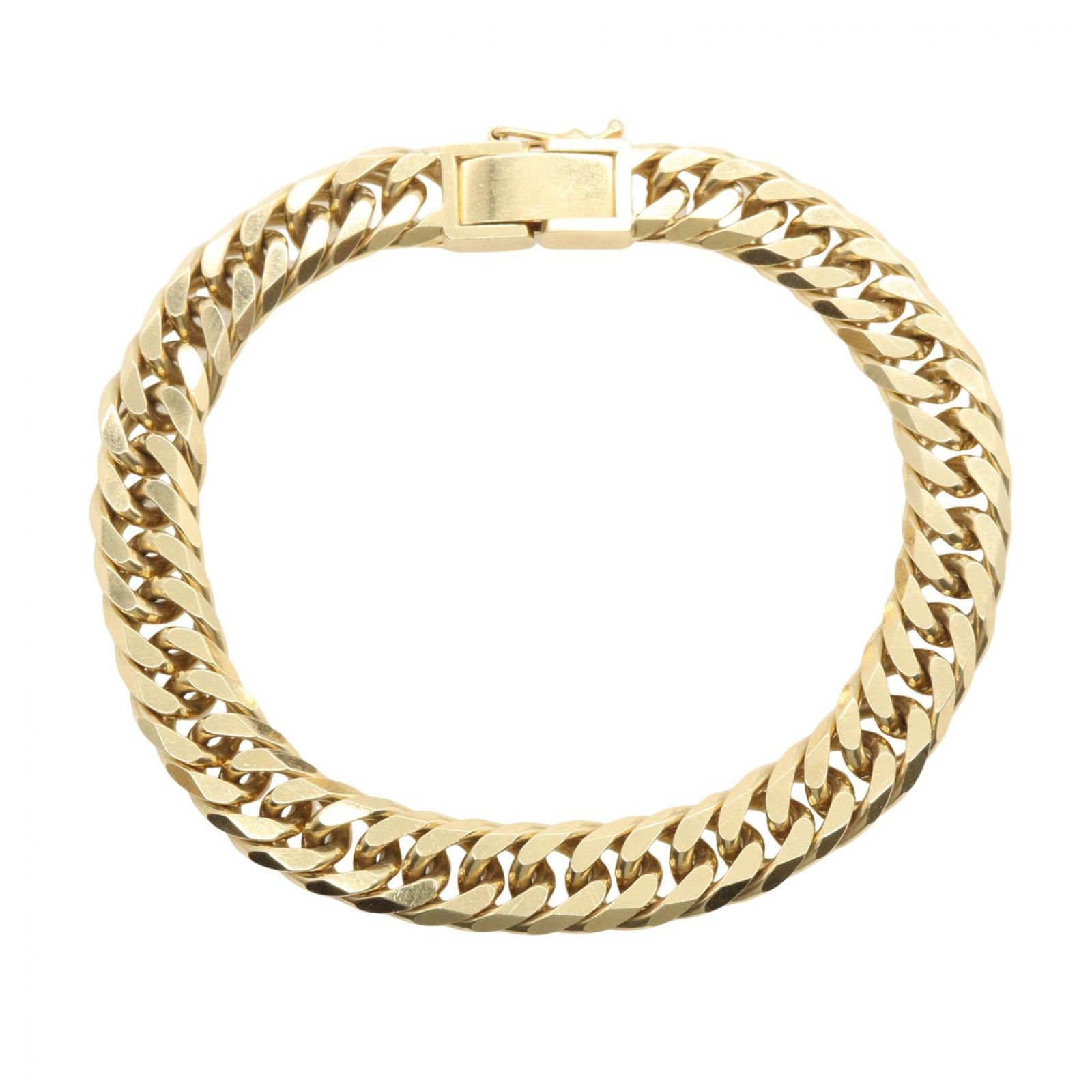 ジュエリー JEWELRY ブレスレット 6メンWキヘイ ブレスレット 6ﾒﾝWｷﾍｲ 50.6g 腕回り19㎝ K18（イエローゴールド） キヘイ ブレスレット メンズ Used B