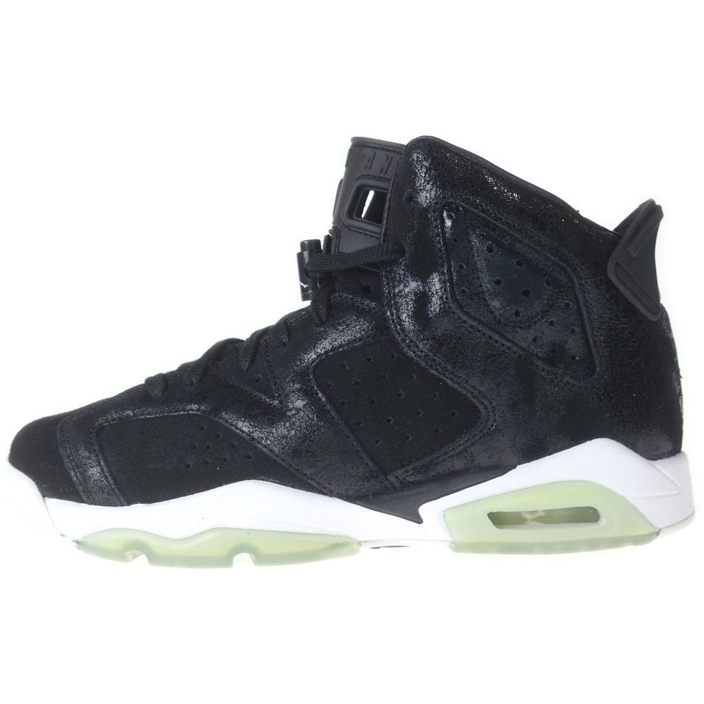 NIKE (ナイキ) GS Air Jordan 6 Retro Heiress Black Suede GS エアジョーダン6 レトロ エアレス ブラック スエード US6Y/24cm ブラック 881430 029 9,352円