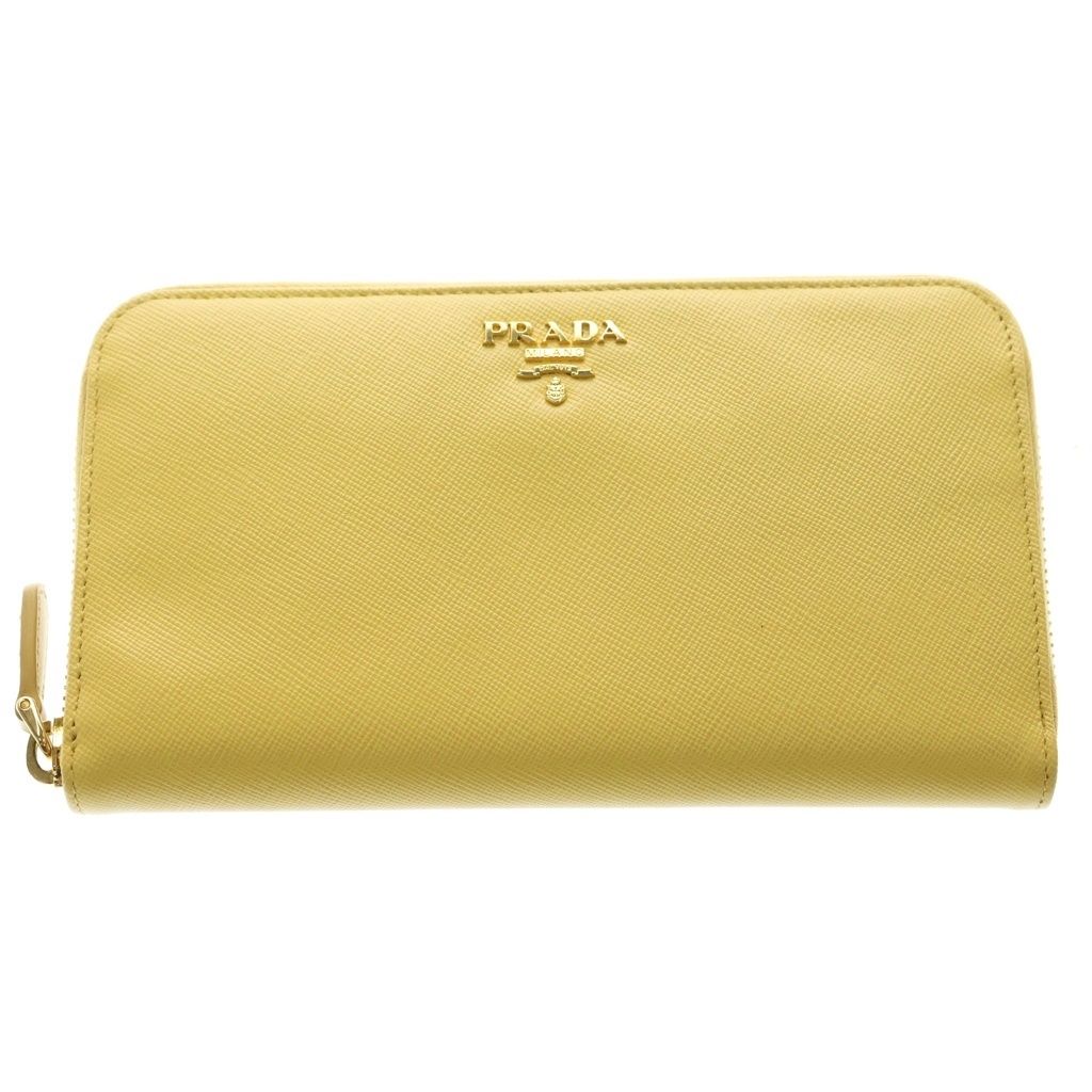 PRADA (プラダ) サフィアーノ ラウンドファスナー長財布 ロング 