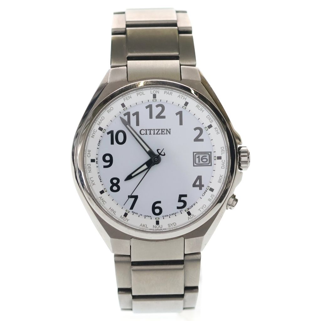 CITIZEN (シチズン) ATTESA アテッサ クオーツ ウォッチ 腕時計 シルバー H149-S118921