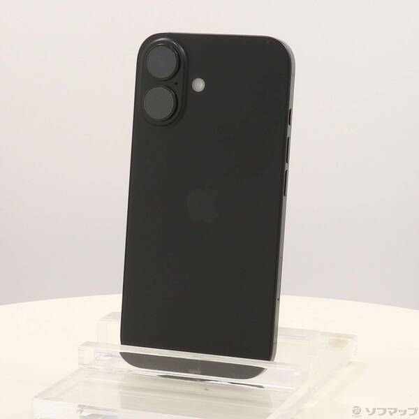 ソフマップ 〔中古品〕 iPhone16 128GB ブラック MYDQ3J／A SIMフリー【371】