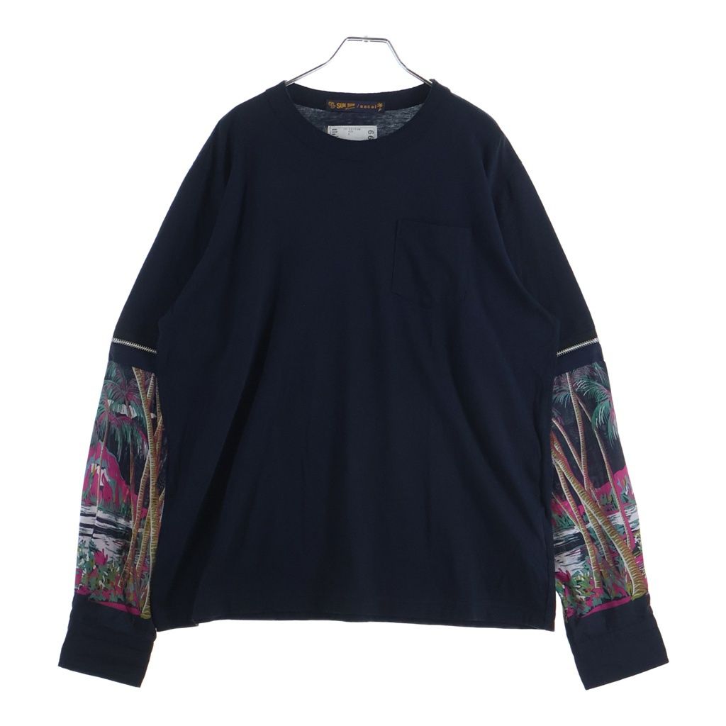 Sacai (サカイ) 20AW ×SUN SURF Archive Print Mix Long T-Shirt