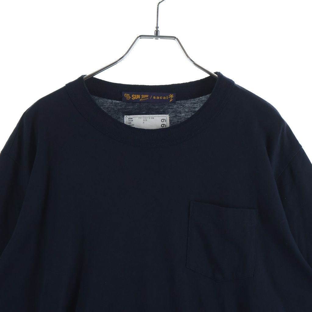 Sacai (サカイ) 20AW ×SUN SURF Archive Print Mix Long T-Shirt