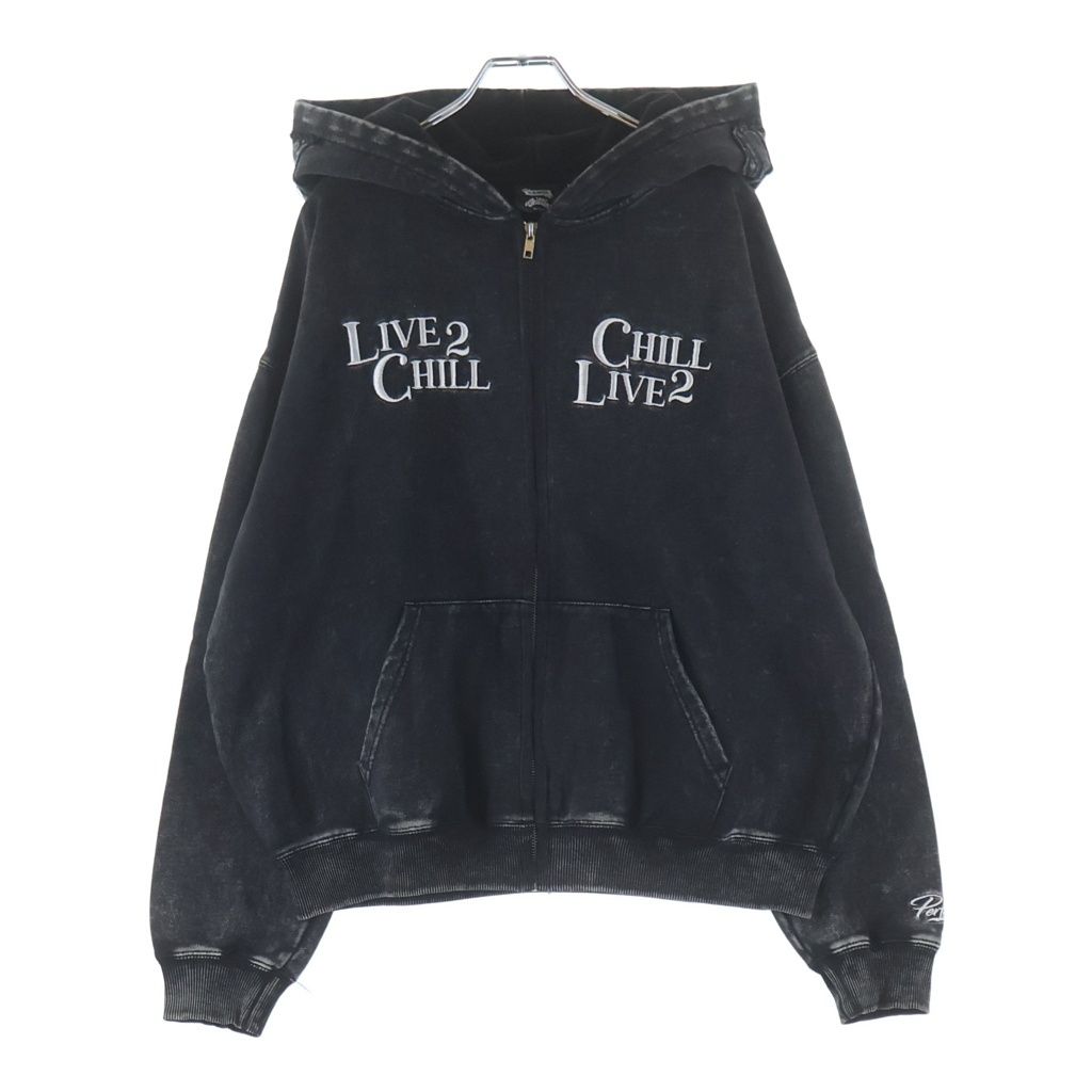 NO BRAND (ノーブランド) Chillin(チリン) フェード加工 フロントロゴ 