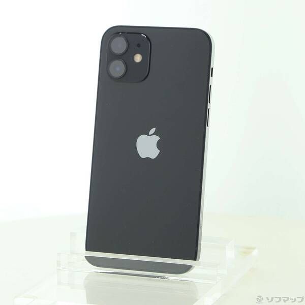 ソフマップ 〔中古品〕 iPhone12 64GB ブラック NGHN3J／A SIMフリー【258】