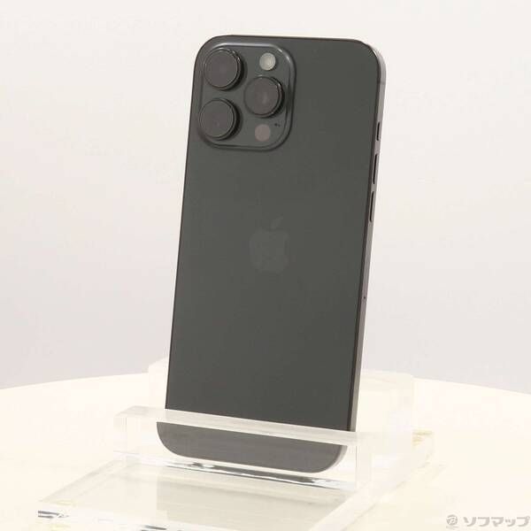ソフマップ 〔中古品〕 iPhone16 Pro Max 256GB ブラックチタニウム MYWG3J／A SIMフリー【305】