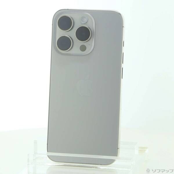 ソフマップ 〔中古品〕 iPhone15 Pro 256GB ナチュラルチタニウム MTUF3J／A SIMフリー【305】