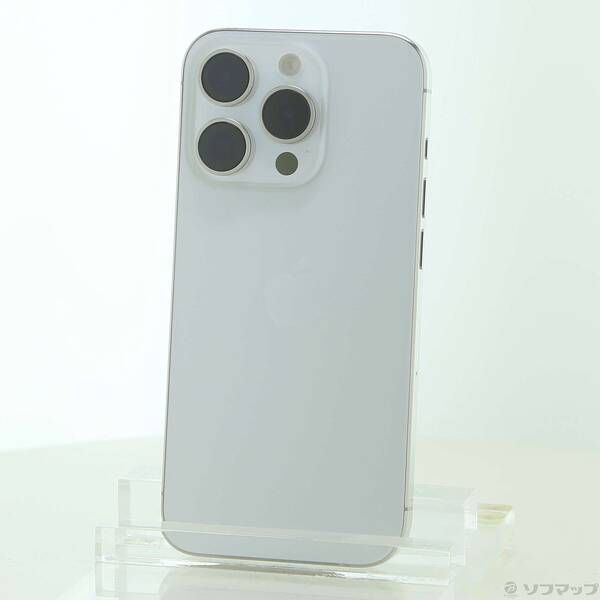 ソフマップ 〔中古品〕 iPhone15 Pro 128GB ホワイトチタニウム MTU83J／A SIMフリー【262】