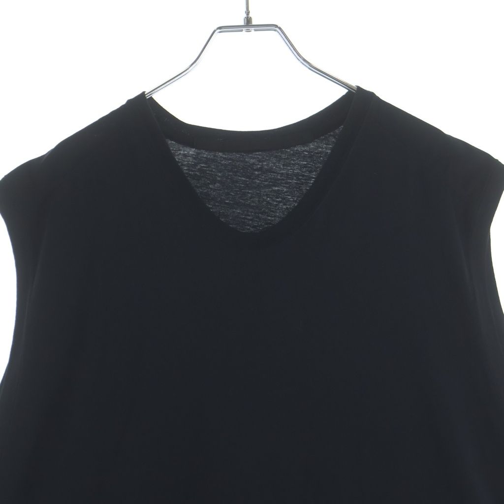 JULIUS (ユリウス) 18SS ナイロンドッキング クルーネックノースリーブ