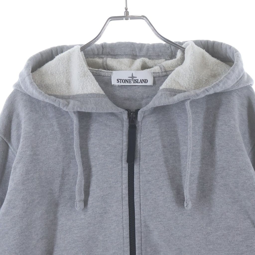 STONE ISLAND (ストーンアイランド) 20AW 袖ロゴワッペン付き ジップ