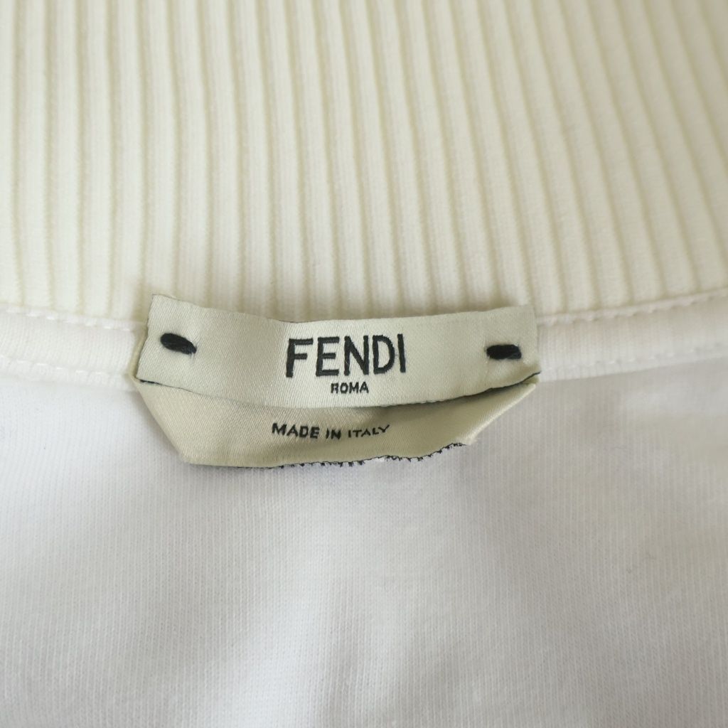 FENDI (フェンディ) トラックジャケット ホワイト ポリエステル - メルカリ