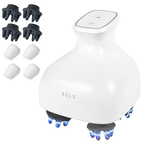 RELX 【AbemaTVで紹介】 EMS ヘッドスパ IPX7防水【日本企業企画】美容家電 頭皮ブラシ 頭皮ケア ギフト プレゼント スカルプケア (マットホワイト)pms 81a1d980
