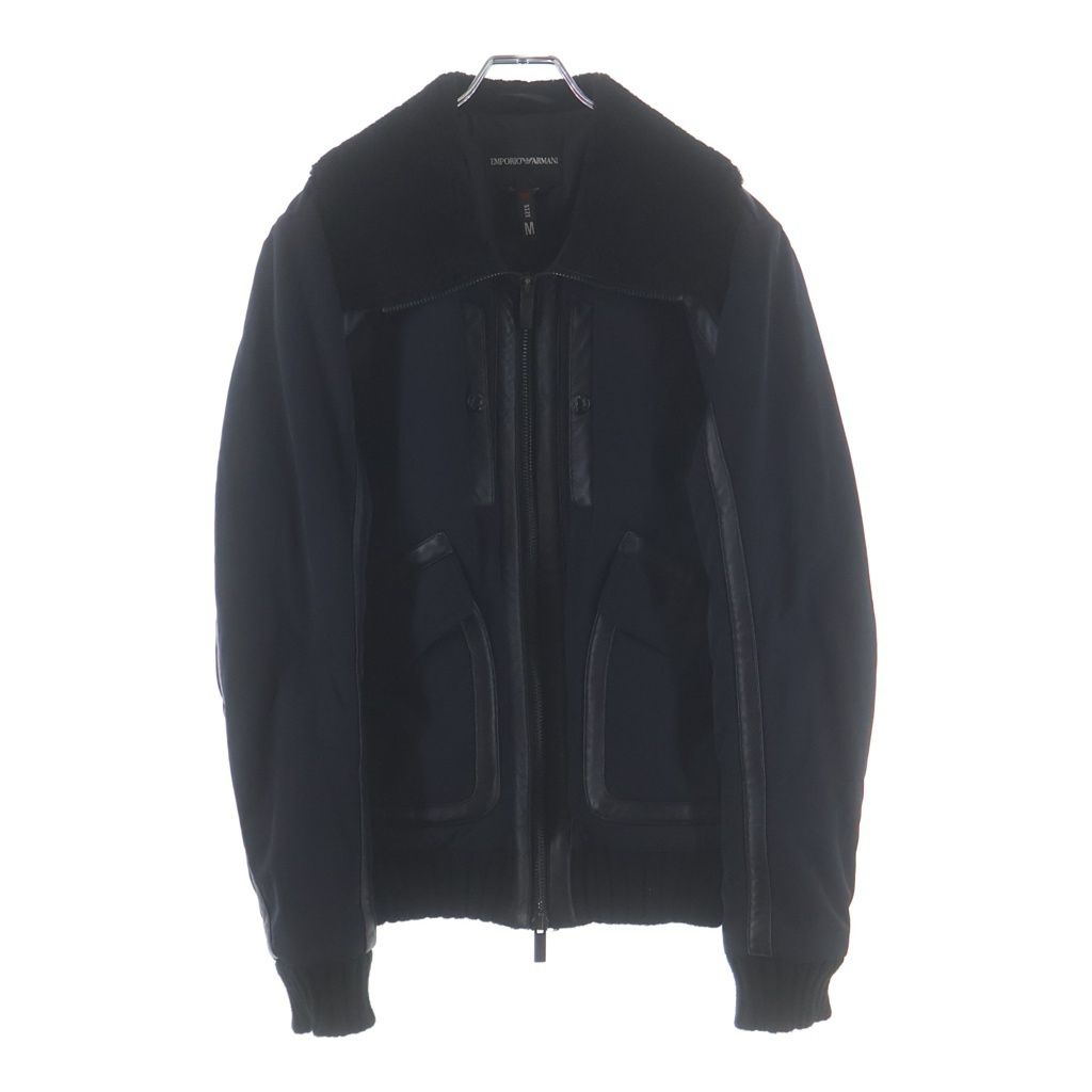 EMPORIO ARMANI (エンポリオアルマーニ) ライダース パファー 切り替え