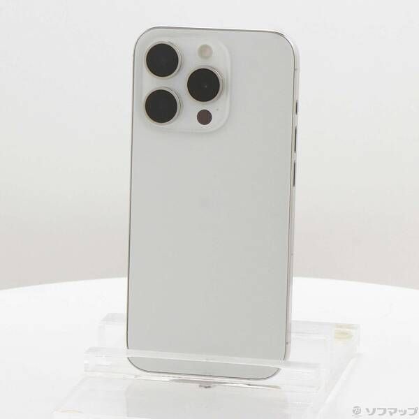 ソフマップ 〔中古品〕 iPhone15 Pro 256GB ホワイトチタニウム MTUD3J／A SIMフリー【297】 68,422円
