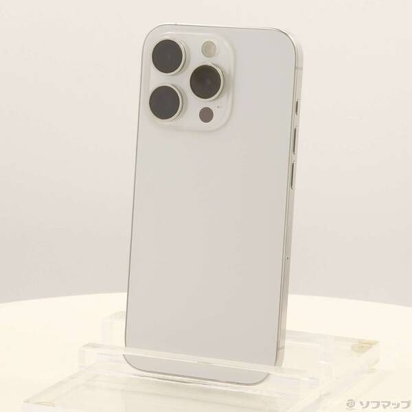 ソフマップ 〔中古品〕 iPhone15 Pro 256GB ホワイトチタニウム MTUD3J／A SIMフリー【262】