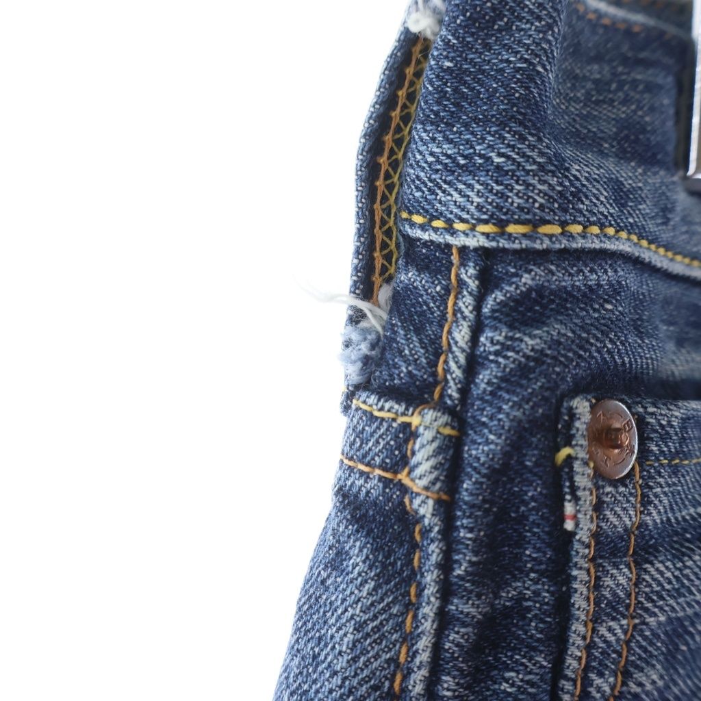 EVISU (エビス) デニムパンツ カモメ ペイント ジーンズ インディゴ