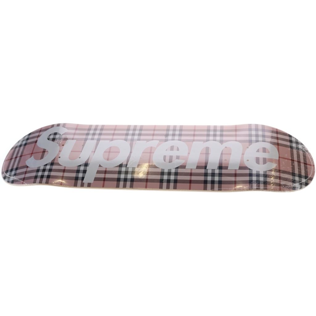 SUPREME (シュプリーム) 22SS ×Burberry Skateboard Deck バーバリー ノヴァチェック スケートボード デッキ ピンク