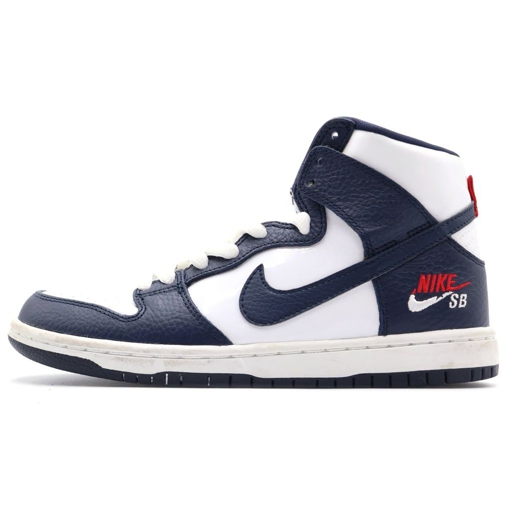 NIKE (ナイキ) DUNK HIGH ZOOM PRO 854851-441 ダンク ハイ アトランタオリンピック オブシディアン ハイカットスニーカー ネイビー/ホワイト レディース US6/24cm 854851‐441