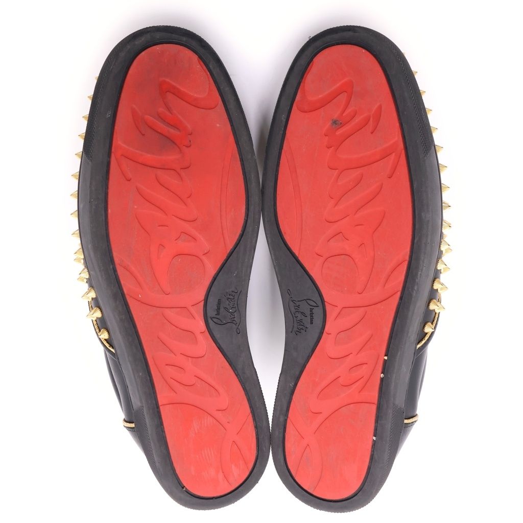 CHRISTIAN LOUBOUTIN (クリスチャンルブタン) ゴールドスタッズ レザー 
