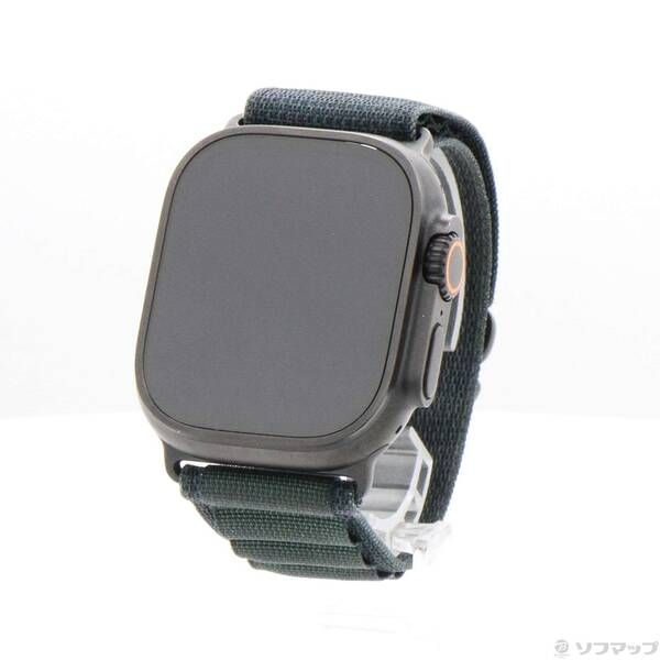 ソフマップ 〔中古品〕 Apple Watch Ultra 2 GPS + Cellular 49mm ブラックチタニウムケース ダークグリーンアルパインループ【297】