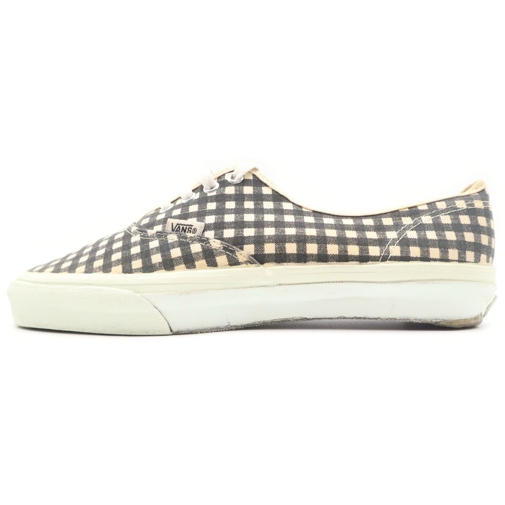 VANS (ヴァンズ) Authentic USA製 オーセンティック ギンガムチェック ローカットスニーカー ブラック/ホワイト US12/28cm