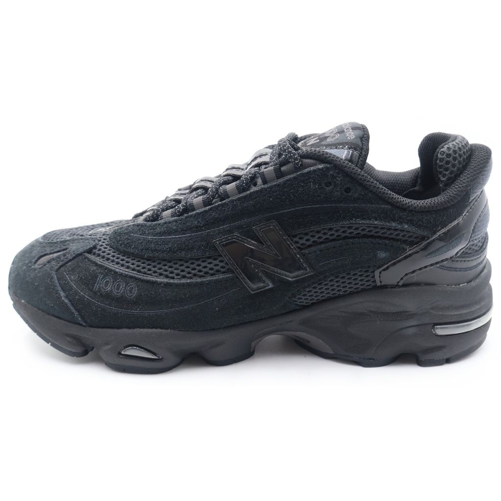 New Balance (ニューバランス) M100BBE BEAMS別注 エナメル切り替え ローカットスニーカー ブラック