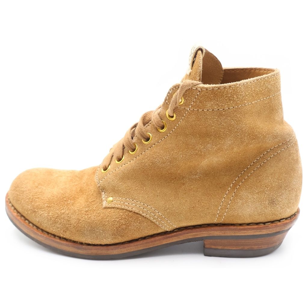 VISVIM (ヴィスヴィム) BRIGADIER BOOTS-FOLK ブリガディア アンクル スウェードブーツ ブラウン US9.5