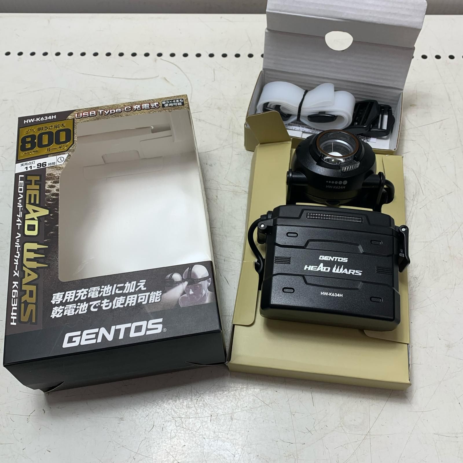 GENTOS LEDヘッドライト ヘッドウォーズ HW-K634H