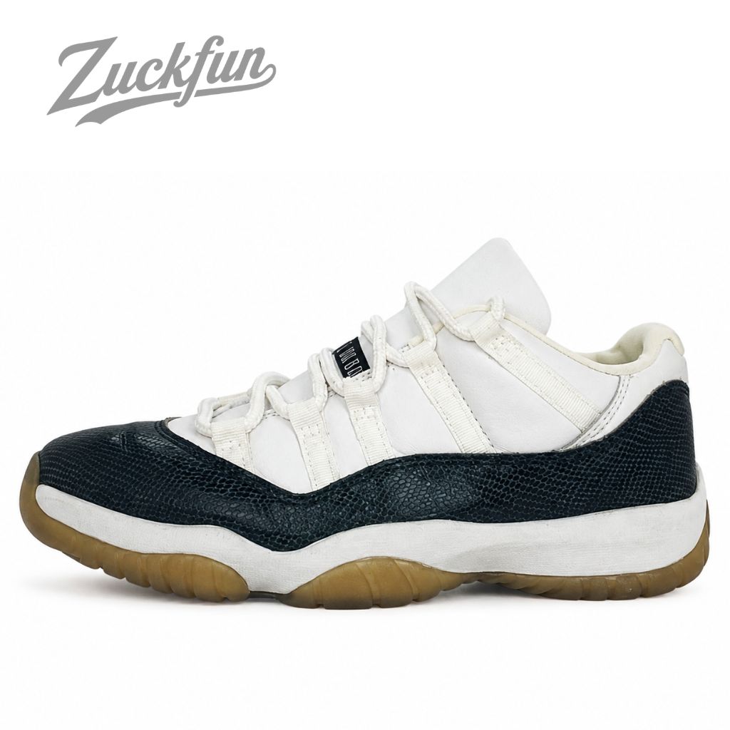 エアジョーダン 11 レトロ　ローカットスネーク ホワイト/ネイビー　29cm NIKE AIR JORDAN 11 SNAKE LOW ナイキ エア ジョーダン 11 OG ロー