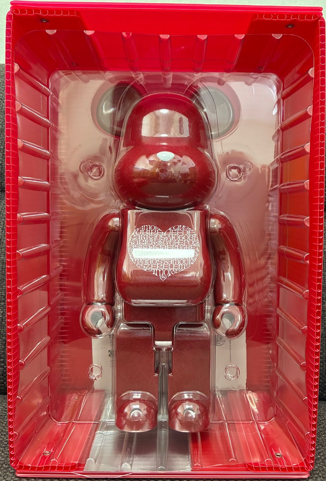 MEDICOMTOY BE@RBRICK InternationalLoveHeart (AlexanderGirard)/ BE@RBRICK 400％