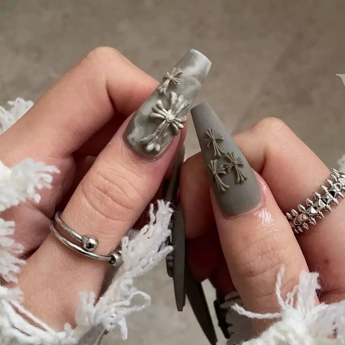 ✨【選べる6種類から1つ】3Dネイルモールド ネイルパーツ作成 シリコン