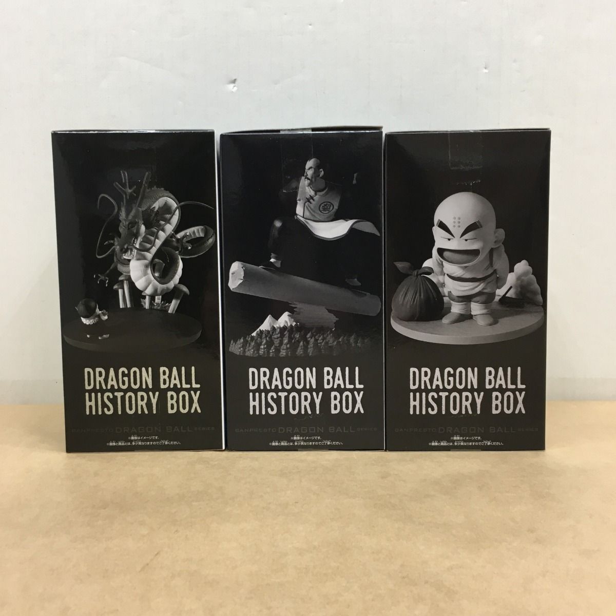 ドラゴンボール History Box 神龍 桃白白 クリリン フィギュア 3種
