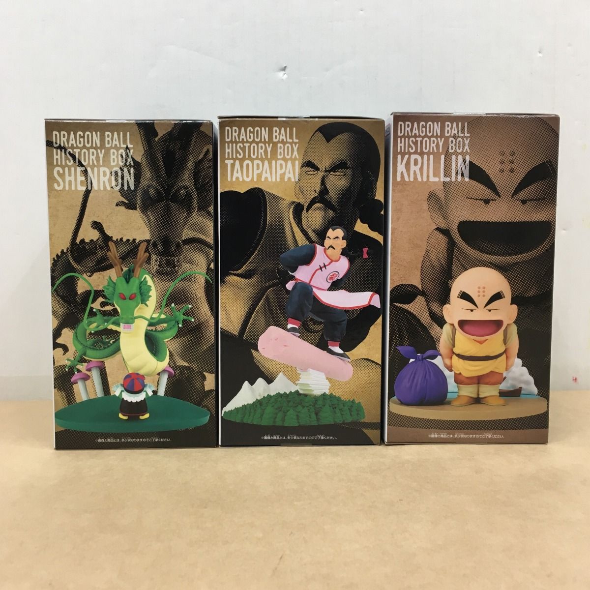 ドラゴンボール History Box 神龍 桃白白 クリリン フィギュア 3種