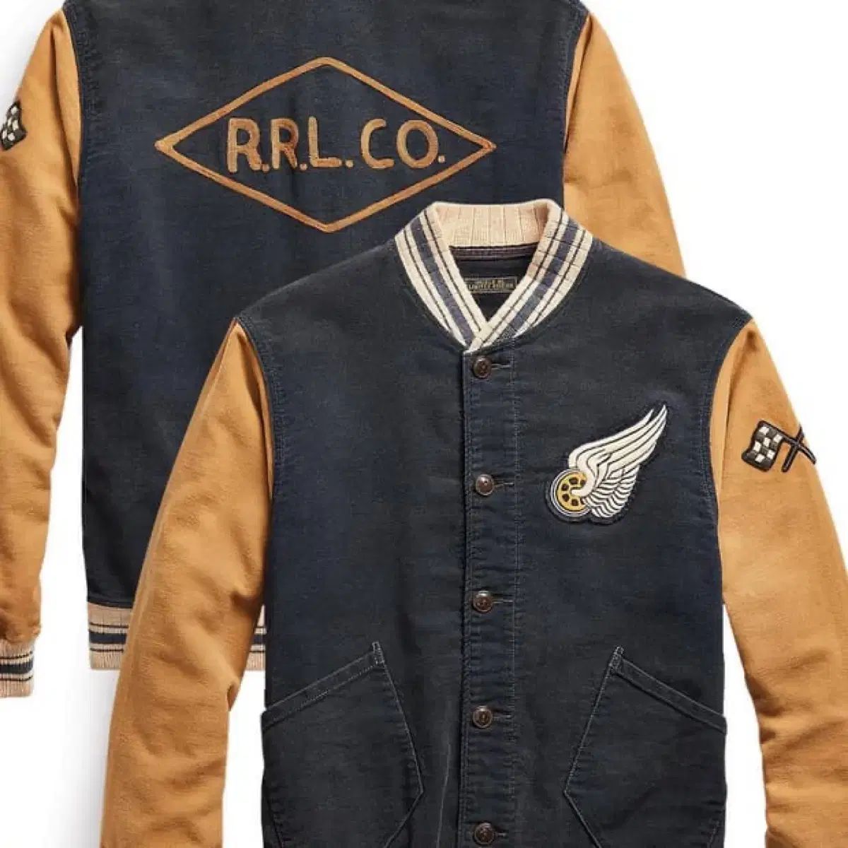 RRL リミテッド モールスキン スタジャン M