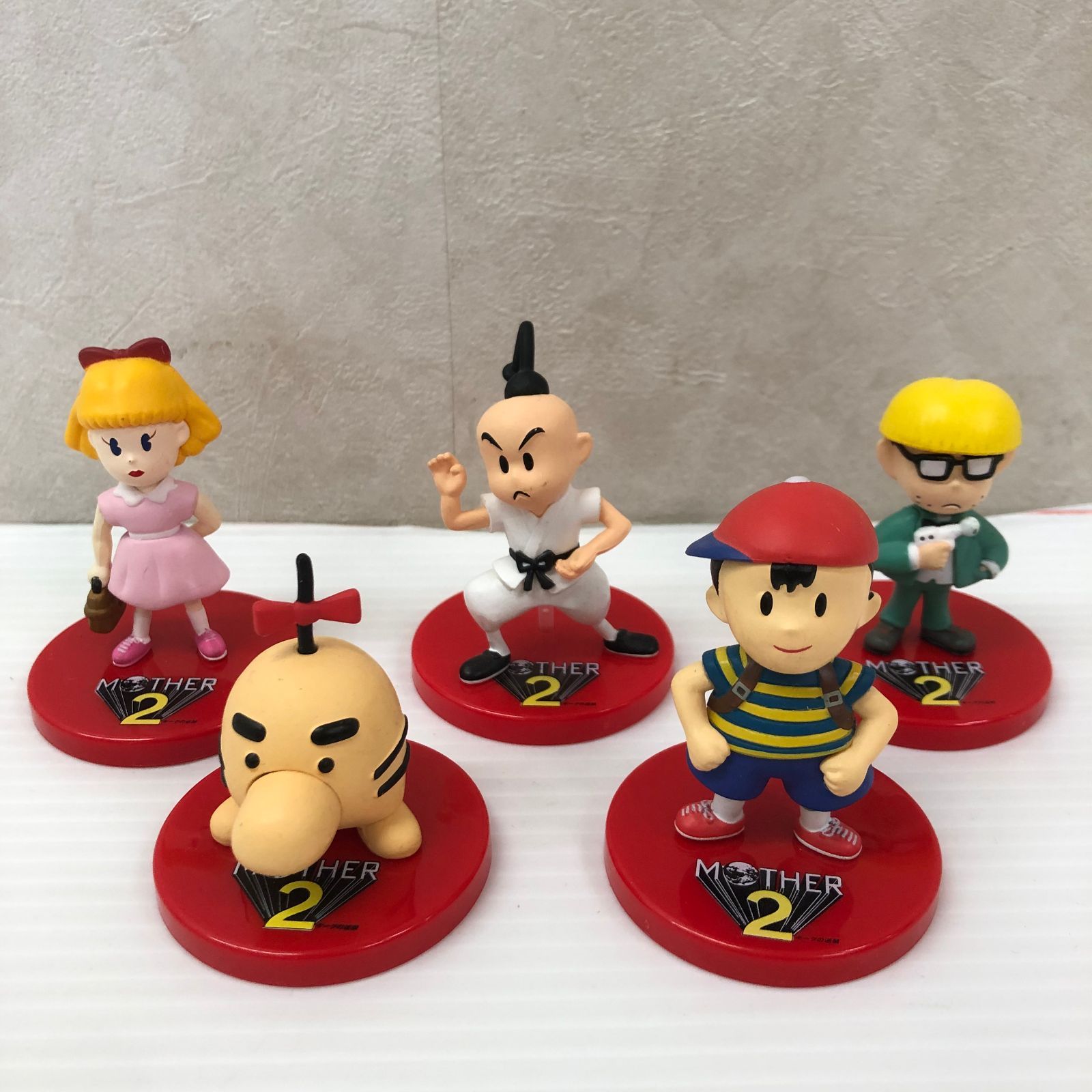 △ MOTHER2 マザー2 スタンドフィギュア 5体セット (ネス、ポーラ