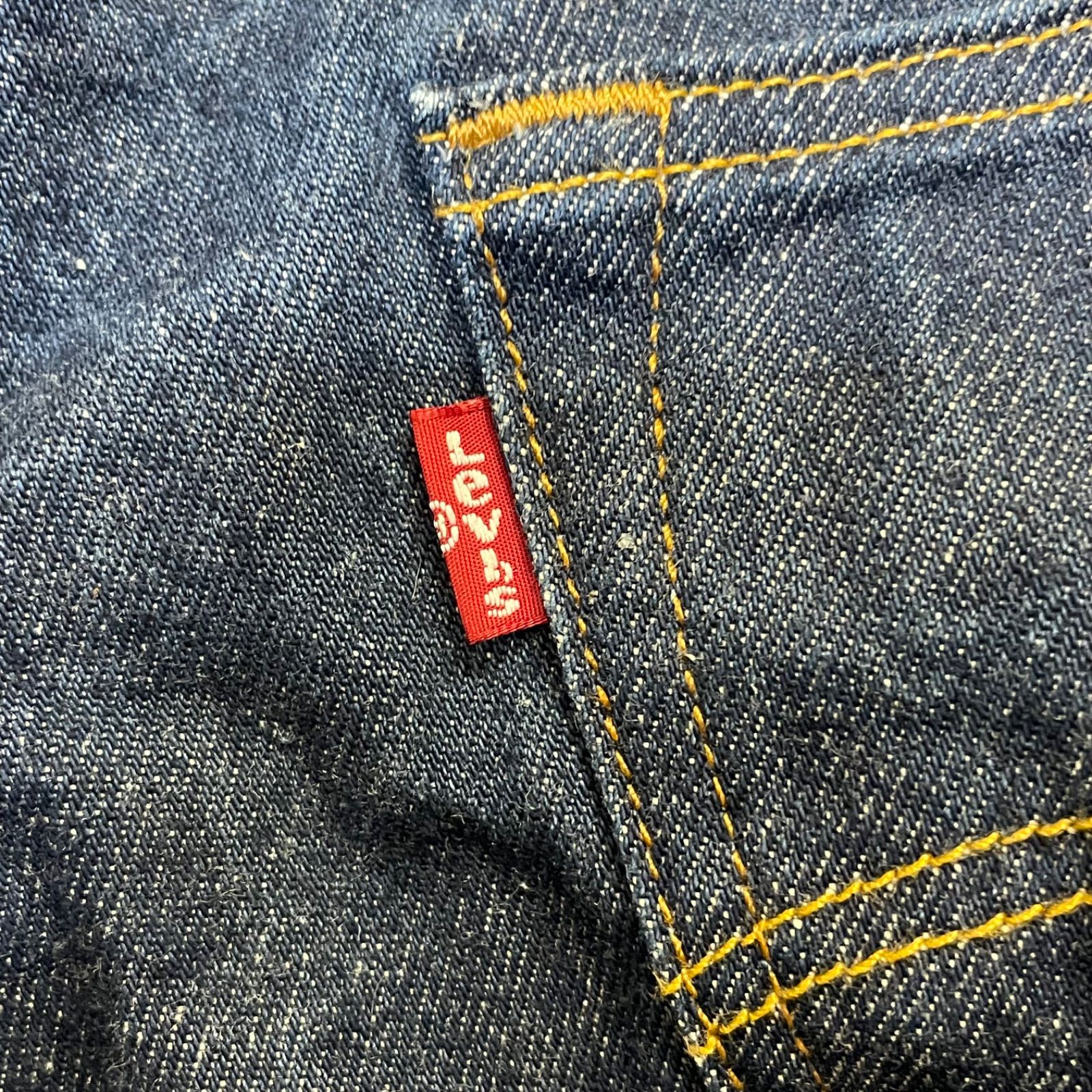 LEVI’S 501XX W34 濃紺 デニム 赤タブ ボタンフライ リーバイス T-1447】Levi's リーバイス 501 ストレートデニム インディゴ 濃紺 W36