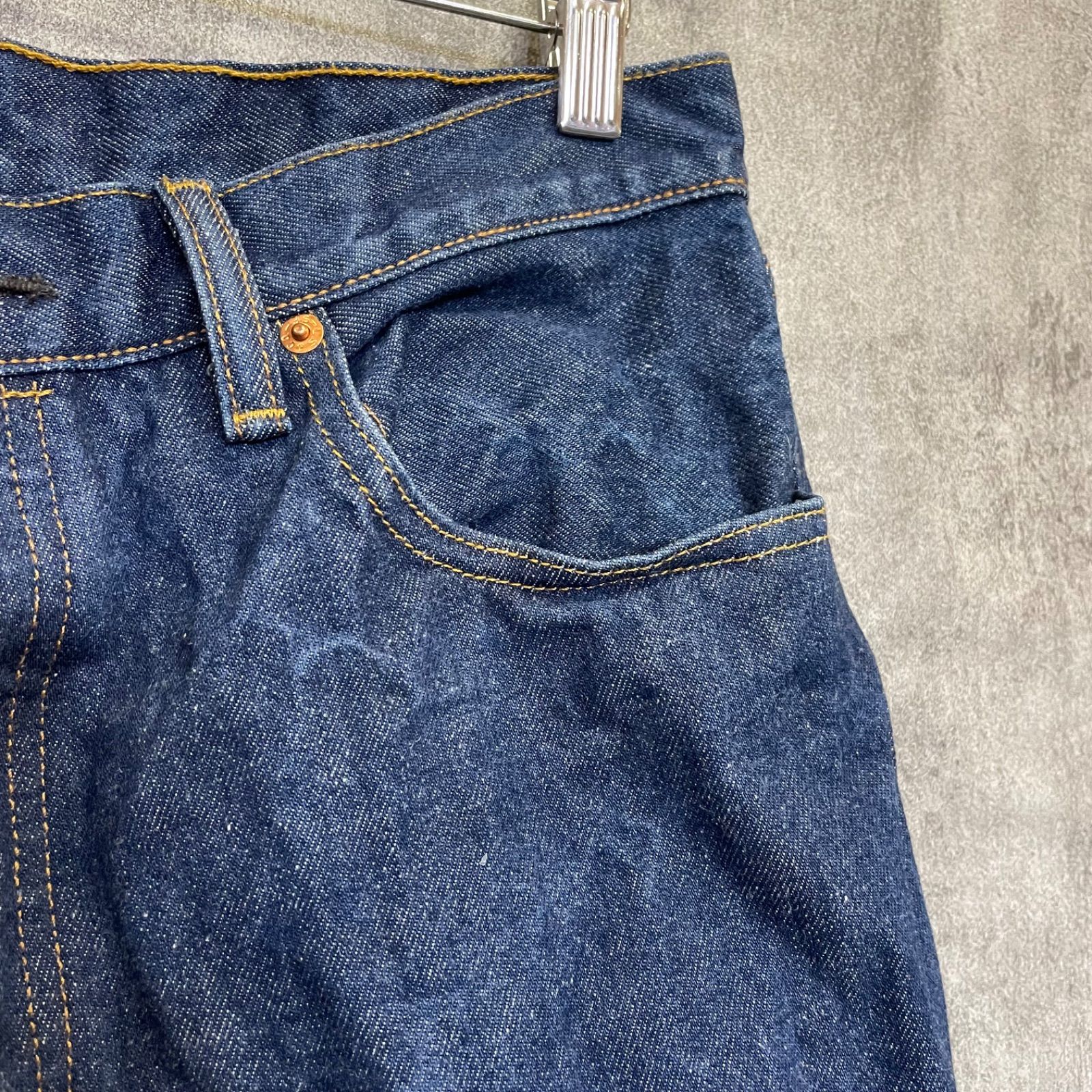 T-1447】Levi's リーバイス 501 ストレートデニム インディゴ 濃紺 W36