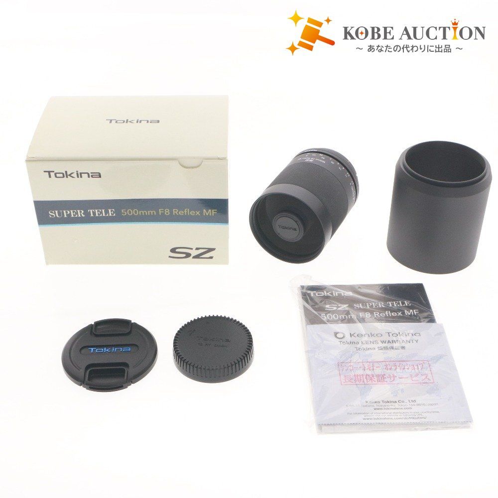 ■ 元箱 レンズカバー付き ケンコートキナー ミラーレンズ Tokina SZ 500mm F8 Reflex MF 超望遠マニュアルフォーカスレンズ カメラ用品