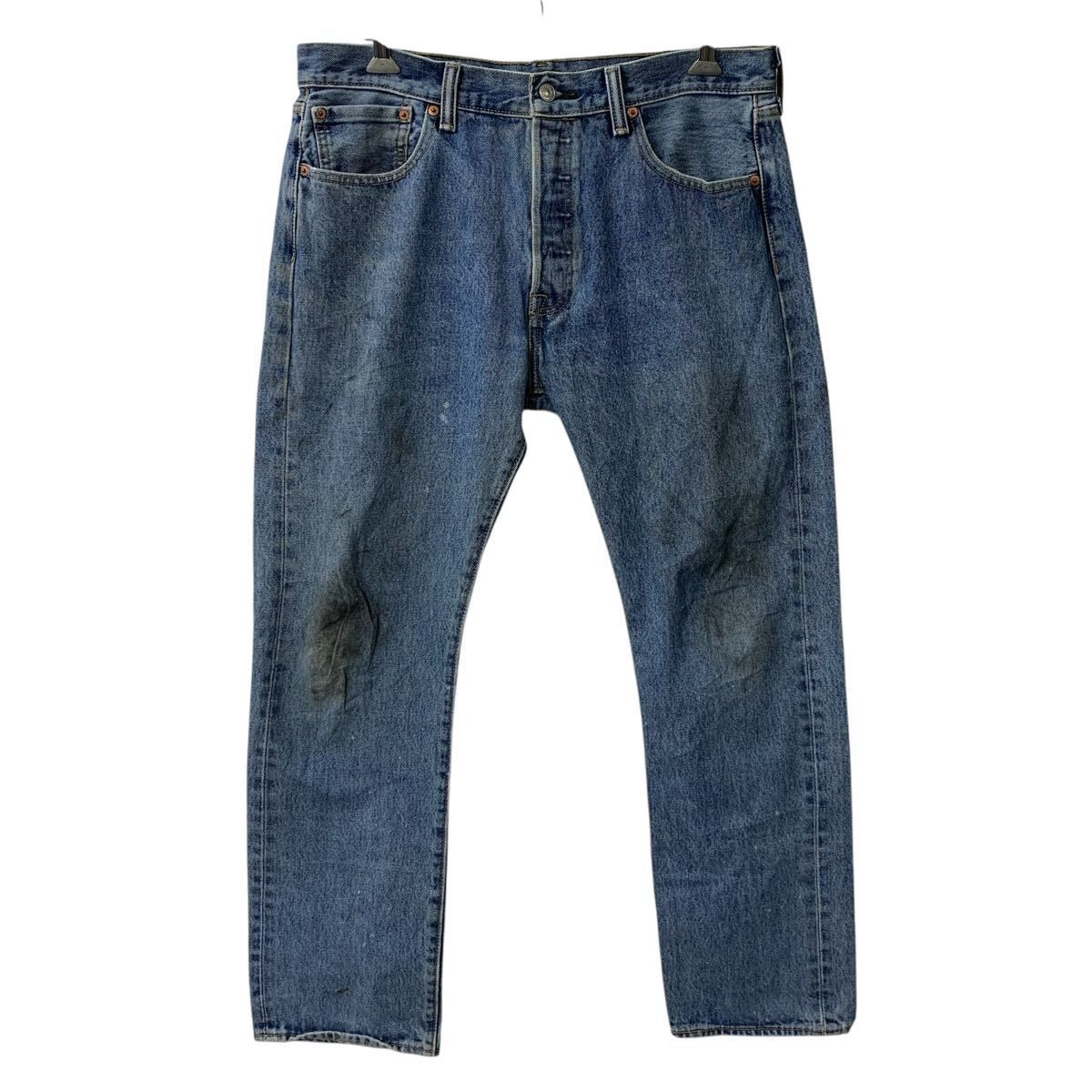 Levi's 501 デニムパンツ W34 インディゴブルー リーバイス ボタンフライ アメカジ デニム ジーンズ 2605-534