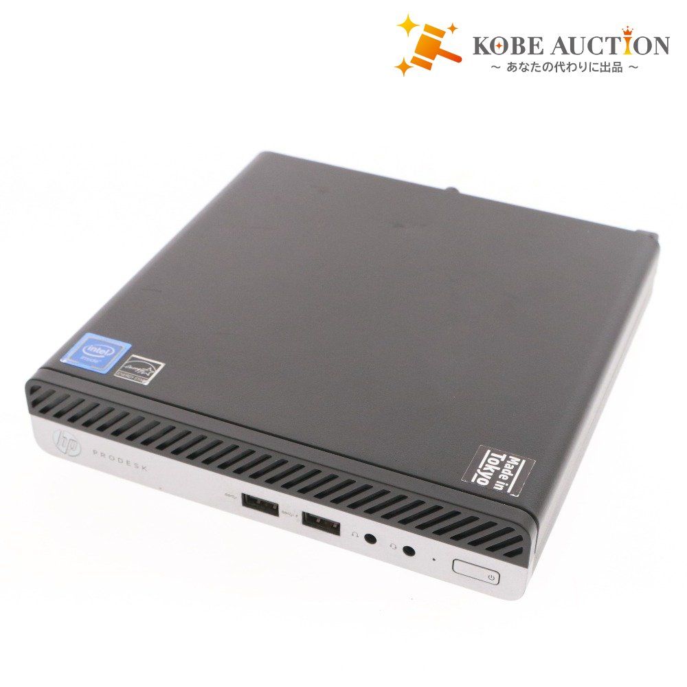 ■ HP 小型 パソコン HP ProDesk 400 G3 Mini Intel(R) Celeron(R)CPU G3900T@2.60Hz 8GB 通電確認済み 付属品付き