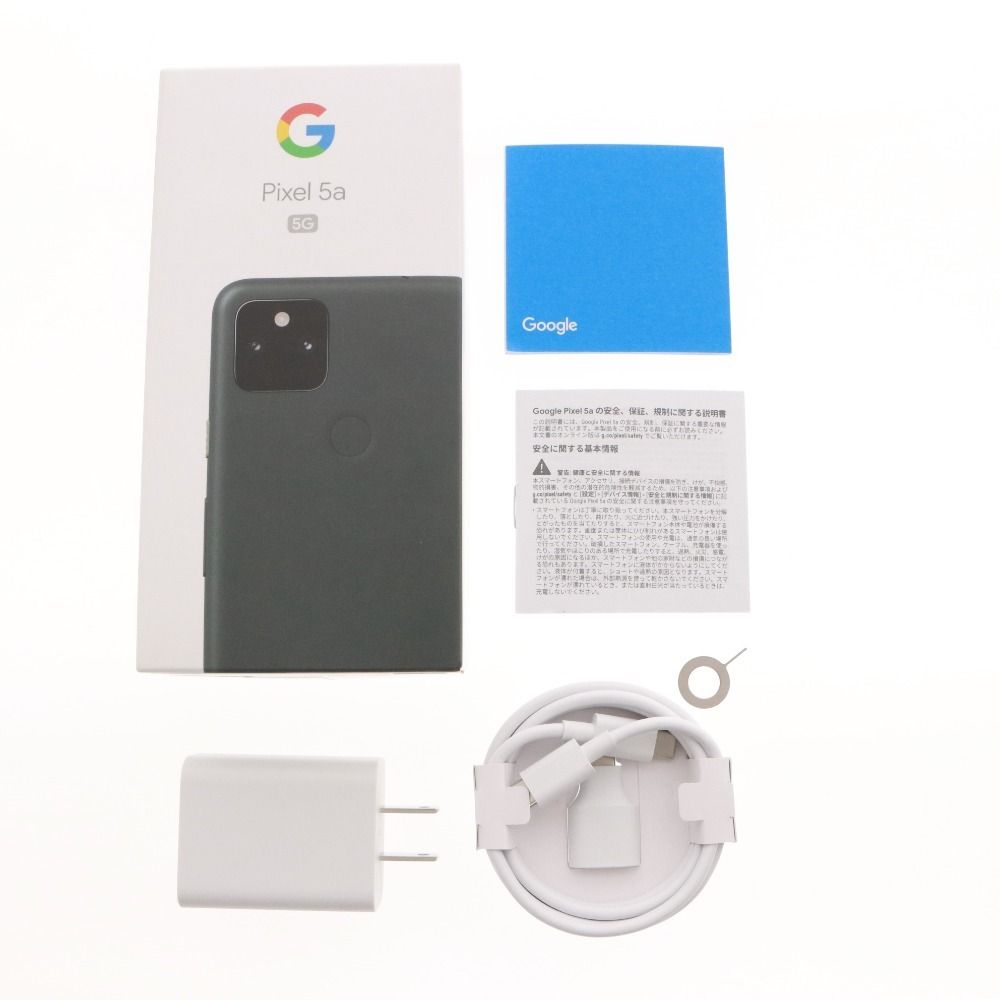 Google Pixel 5a 本体 付属品なし □ Google グーグル スマートフォン Pixel 5a 5G 128GB カーキ系 初期