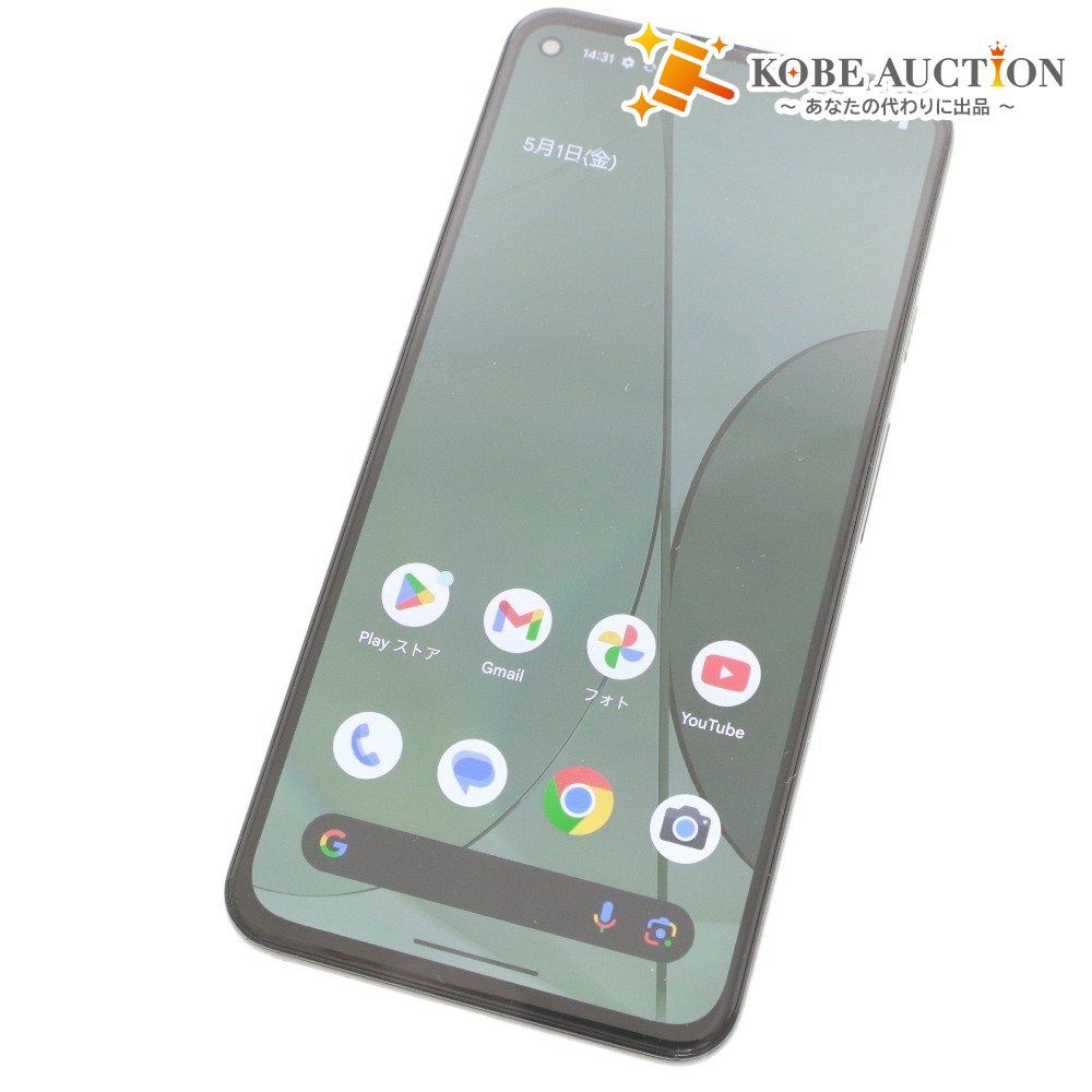 □ Google グーグル スマートフォン Pixel 5a 5G 128GB カーキ系 初期