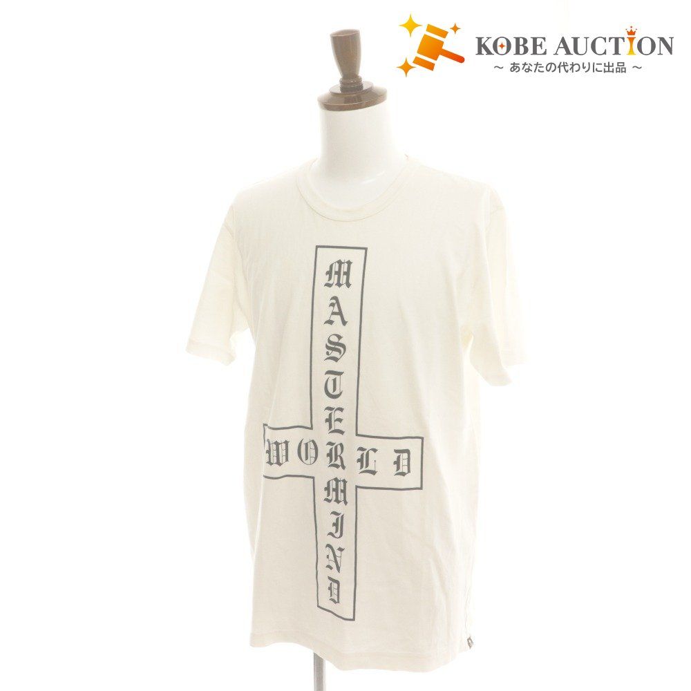 最高級 マスターマインド MW SQUARE LOGO スカルロゴTシャツ M □ マスターマインドワールド MASTERMIND WORLD Tシャツ 半袖 トップス