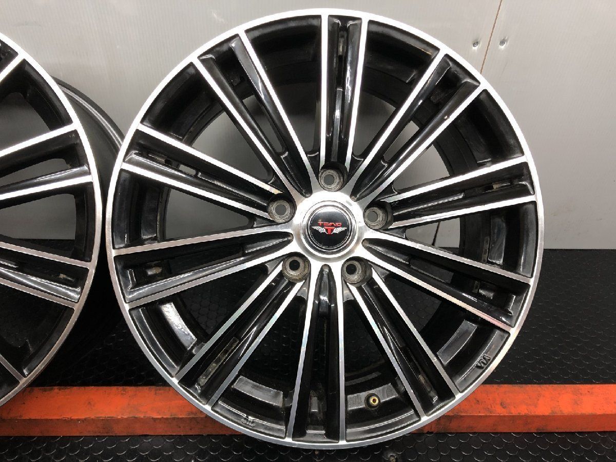 Weds TEAD ウェッズ テッド 17インチ 4本 7J5HPCD114.3+47 ブラポリ 60 