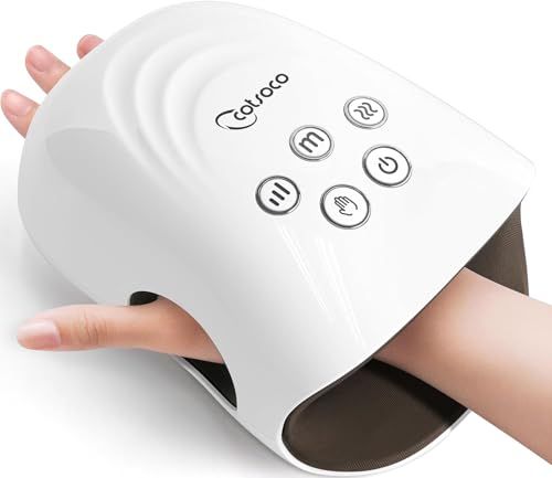 cotsoco ハンドケア 手のケア リラクゼーション器 手のひら 指 温熱 加圧 温める 手を包み込むエアバッグ、 手の休憩 保湿 タイマーオフ 男女兼用 敬老の日 プレゼント 誕生日 父親 母親 女性 男性 父の日 ギフト一年 純白″mn 5b938a19