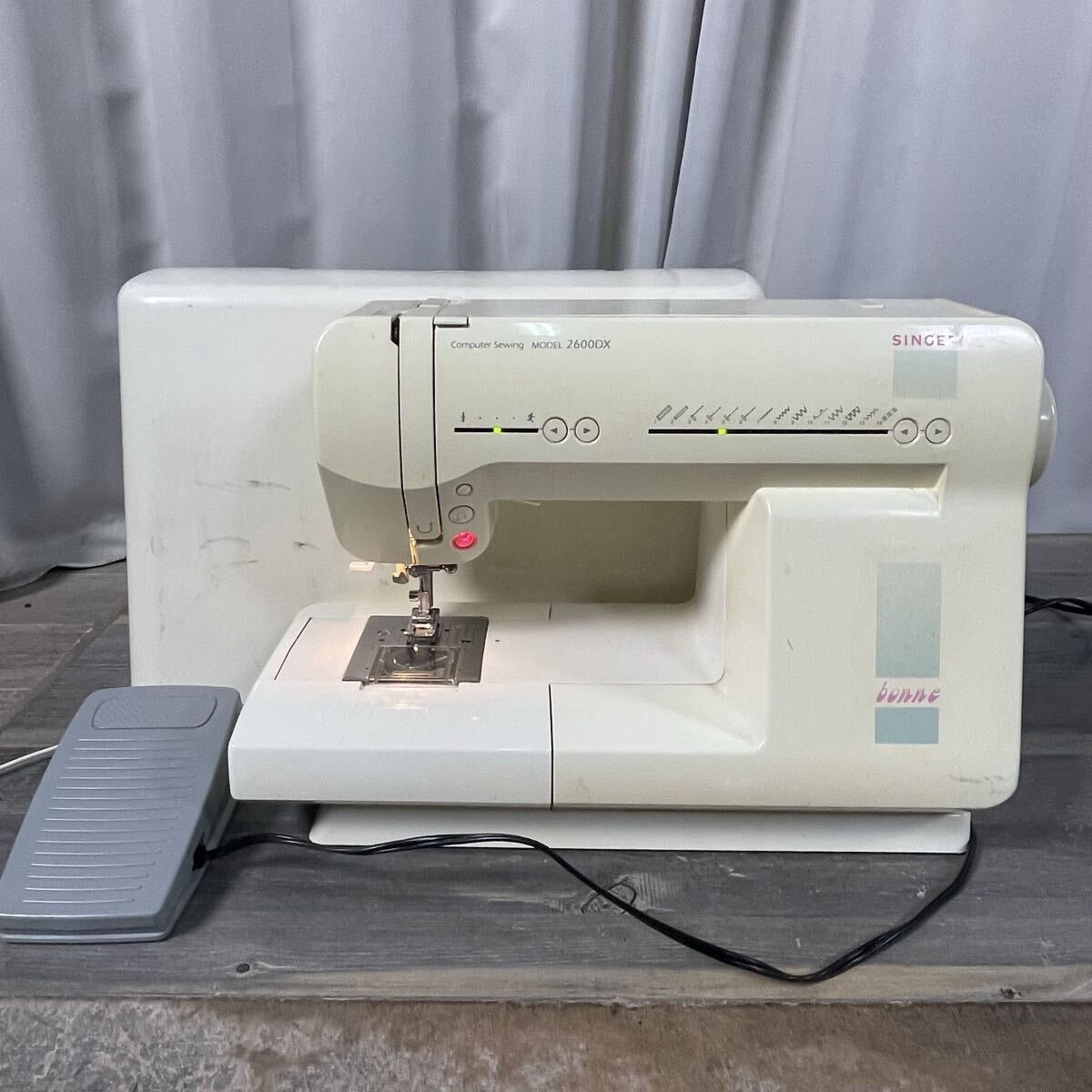 SINGERミシン　2600DX 3929 シンガー SINGER コンピューターミシン 2600DX bonne 現状品