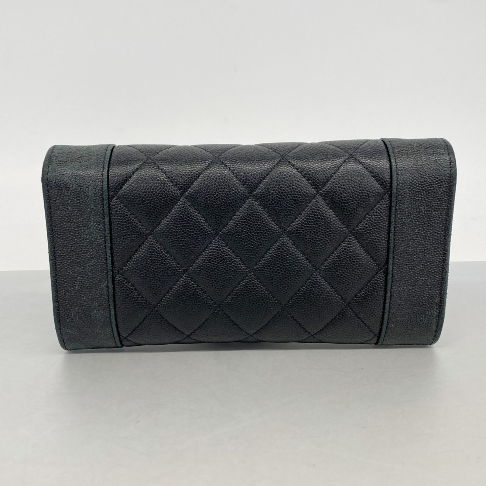 シャネル(Chanel) シャネル 長財布 マドモアゼル キャビアスキン