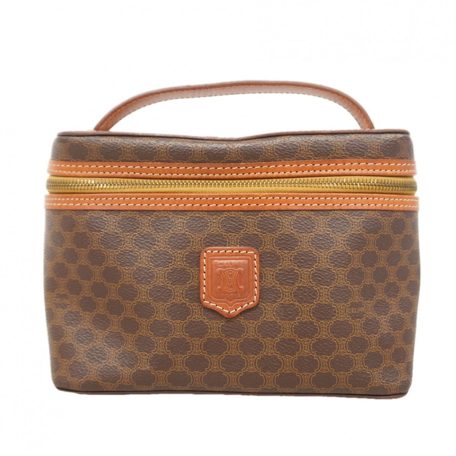セリーヌ(Celine) セリーヌ ハンドバッグ・バニティバッグ マカダム ブラウン レディース