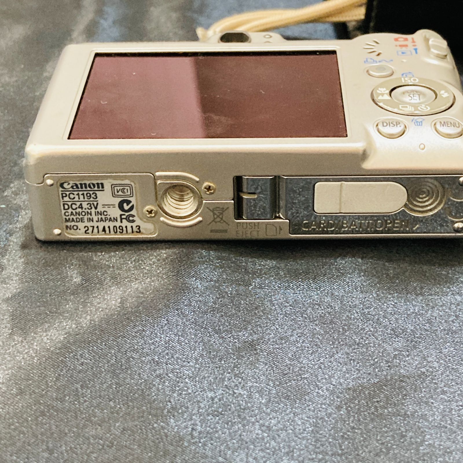A【簡易動作確認済】Canon キャノン IXY DIGITAL 本体 バッテリー 